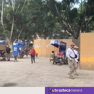 #ReportaloOaxaca l Comensales molestos por las obras que se realizan en el Zócalo de la ciudad de oaxaca, con la remodelación de la cantera. #noticias #oaxaca #news #oaxacadejuarez #TvAztecaOaxaca | TV Azteca Oaxaca