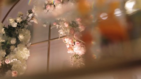 Wedding Signs, Wedding Signs for Ceremony and Reception, Wedding Sign, Wedding Direction Arrow Signs with Stakes - Double-Sided | Clear Navigation for Guests | Weather-Resistant | 18"x12" | Set of 3