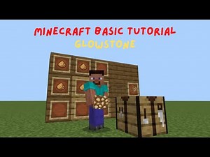 GLOWING BRIGHT!! How To Craft Glowstone In Minecraft!!