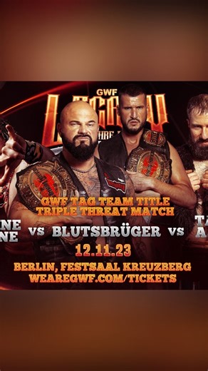 Zwei Teams hatten nach GWF Chaos City ordentlich etwas zu feiern - und die Spannungen waren hoch! Gut, dass GWF Geschäftsführer Ahmed Chaer in der Nähe war, der hatte für unsere nächste Show am 12. November im Festsaal Kreuzberg eine hervorragende Idee! Die letzten Tickets für unsere größte Show des Jahres: WeAreGWF.com/tickets #WeAreGWF | German Wrestling Federation GWF