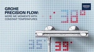 Not a great start to the day when temperature of your morning shower changes without warning. There are safety issues, too, if you have children or vulnerable people at home. With a GROHE Precision Flow thermostat you get the comfort of constant shower temperatures – for the same price as a shower mixer. This affordable option has all the reliability and built-in intelligence you expect from GROHE, so you can enjoy more relaxing showering moments with no nasty surprises. | GROHE