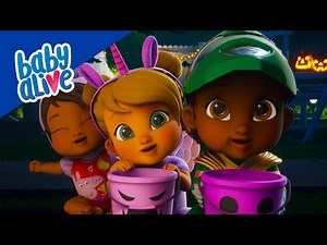 Les Bébés apprennent la chasse aux bonbons ! 👻🎃 Dessin Animé Pour Bébé ⭐ Baby Alive Français 💕