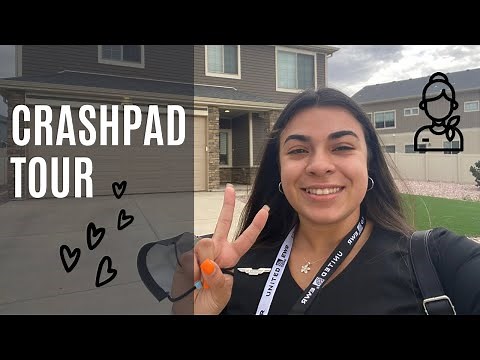 Flight Attendant Life | Crashpad Tour! 🏠✈️