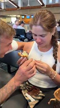 Sweetest surprise airport proposal 🥹