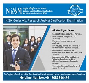 For more details on all the certifications Please contact: Helpdesk: 91-8080806476 Email: certification@nism.ac.in Visit: https://lnkd.in/duJsBcBC for more details. #nism #certifications #researchanalyst #financialmarkets #certifications #portfoliomanagement #portfoliomanager #investment #nism #securitiesmarket #capitalmarkets #careergrowth | National Institute of Securities Markets