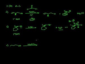 Functional Group Transformations of Alcohols in Organic Chemistry
