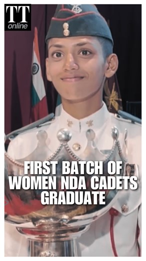 18 reactions | #Watch | First Batch of Women NDA Cadets Graduate During the 148th Passing Out Parade in Pune First batch of women cadets joined the NDA in July-August 2022 as part of its 148th course, convocation ceremony is widely known as the 'cradle of leadership', which provides officers to the army, navy and air force. #ndacadet #womenndacadet #indiandefence #indiandefenceforces | The Telegraph | Facebook