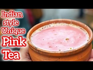 How to Make Traditional Kashmiri Pink Tea at Home | Kashmiri Noon Chai | Kashmiri Pink Tea | Tea
