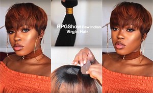 DIY| Copper Pixie Bowl Cut Wig by @Peakmill. Great job!!!👍👍 #rpgshow #wig #tutorial #shorthair | RPGSHOW Wigs