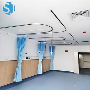 [Hot Item] Medical Privacy Curtain Antibacterial Flame Retardant Hospital Cubicle Curtain Fireproof Hygiene Barrier