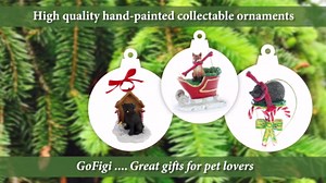 Conversation Concepts Cocker Spaniel Tiny Miniature One Christmas Ornament - Delightful! (Black)