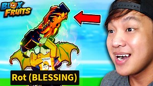 ROT BLESSING sa Dragonstorm ko! (ANG SAKIT NG DAMAGE) - BLOX FRUITS | JZ GRIT