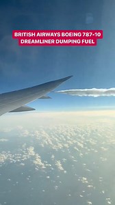 14K views · 99 reactions | #BritishAirways #B787 #Dreamliner doing a fuel dump on its return to #Heathrow #Airport due to a technical issue.✈️ :@aviationgoals #britishairways #london #heathrow #boeing #dreamliner #fueldump | Flightag | Facebook