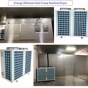 [Hot Item] Industrial Fish Squid Hairtail Seafood Dehydration Machine Seaweed Jerky Beef Meat Heat Pump Drying Chamber