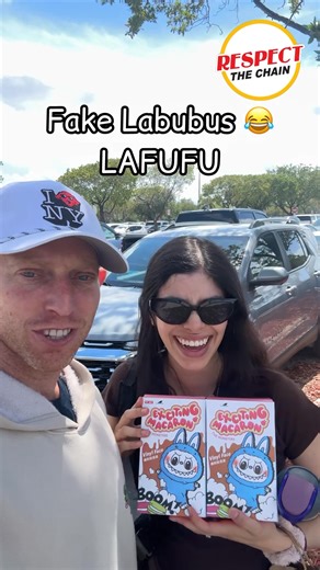 Got scammed with fake Labubus 😂😭 Thought we scored—turns out we bought “Labufu.” Be careful out there, toy hunters! #Labubu #FakeLabubu #LabubuScam #DesignerToys #lafufu #respectthechain #chainfoodies | Respect The Chain