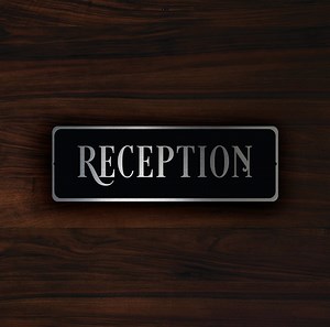 [Hot Item] Reception Signage Welcome Signs Wayfinding Office Reception Signage for Indoor