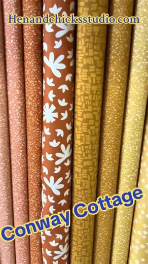 Conway Cottage is here at Hen and Chicks Studio! Navy, dusky blue, coral, gray, and soft golds - the perfect palette for cozy quilts and cottage - chic projects. Tell us what you would use this collection for! Think cottage charm meets timeless color - ready to bring warmth to every stitch. | Hen & Chicks Studio