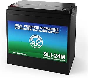 AJC Massey-Ferguson 1235 24M Lawn Mower and Tractor Battery - This is an Brand Replacement