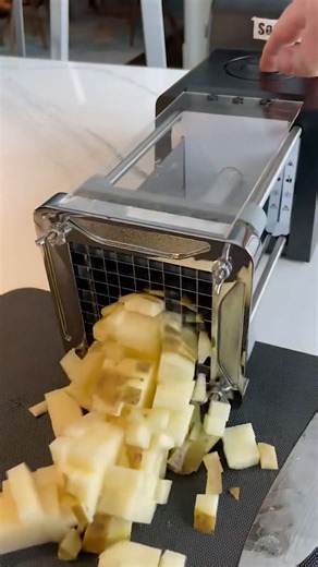 71K views · 9 comments | Looking for an easier way to make crispy, homemade fries? 樂 Check out this electric French fry cutter that will make your snack game stronger than ever! Say goodbye to tedious cutting and hello to perfectly shaped fries in no time. Click the link in bio to get yours now! ✨ #FrenchFries #KitchenGadgets #KitchenEssentials #coolgadgets #amazonfinds #KitchenMustHave | Smart Home Gadgets | Facebook