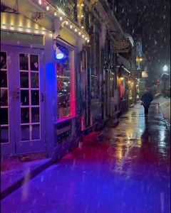 Merry Christmas! Yesterday my wife and I went to Crested Butte for a short, last-minute getaway. While walking around town that evening it started snowing, creating a winter wonderland around us. This turned out to be one of those nights we will never forget. | Michael J Bauer Photography