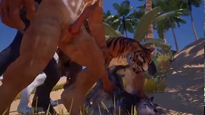 Wild Life - Rasha runs a train (beast orgy)