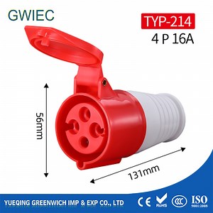 [Hot Item] 230V Industrial Electrical Gwiec 32A Commando Male Female Socket 32AMP Plug with Cheap Price