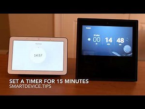 Google v Echo - Set Timers