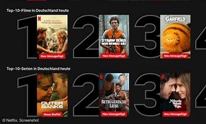 Netflix Top 10: Beliebteste Filme und Serien in Deutschland