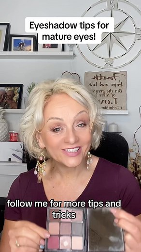 Easy tips for mature eyeshadow application! #makeupover50 #eyeshadowtutorial #tammysmakeupbag | Tammy’s Beauty Blog