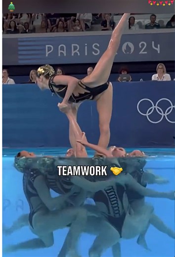 Highlights of synchronized women's synchronized swimming #synchronizedswimming #sports #USA #FYP #synchronized