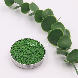 [Hot Item] TPE Thermoplastic Elastomer Pellets for Artificial Green Plant Leaves 60A TPE Resin