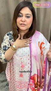 Ultra Soft Pinkish Muslin - Elegant Lace Tassel Neck & Colourful 3D Print Muslin Dupatta This Ultra Soft Pinkish Muslin Suit is a perfect blend of sophistication and contemporary charm. Crafted from premium muslin fabric, this ensemble drapes beautifully, offering a soft, breathable feel that ensures all-day comfort. Design Highlights: ✨ Kurta: A soothing pink hue with an elegant lace tassel neck that adds a feminine touch. The fine lace detailing enhances the neckline, making it perfect for fes