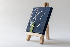 3D Printed Butterfly Art, Hand-painted Mini Canvas With Easel, Unique Nature Inspired Gift - Etsy Canada