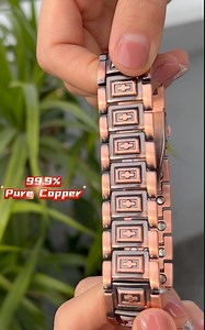 Wollet 3X Copper Magnetic Bracelet for Men – Pure Copper Jewelry with Neodymium Magnets