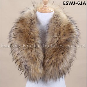 [Hot Item] Faux Raccoon and Fox Fur Scarf Eswj-61A