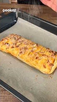 Bicolor puff pastry braid: a sweet and original idea for your breakfast!