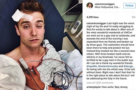 Gay YouTuber Says He Was Assaulted, Officials Unable To Substantiate Claims