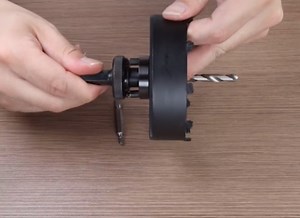 4-3/8” Carbide Grit Hole Saw Cutter for 4” Recessed Light Segmented Cutting Edge for Fast Drilling Speed 4X Faster Than Bi-Metal Hole Saw Cutting Drywall Ceiling Tile Wood Plaster MDF Drywall