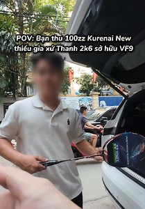 Bạn thu 100ZZ của thiếu gia xứ Thanh sở hữu VF9🏸 #hungmuavotdao #hmvd #pov #votluot