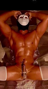 Muscle with catheter and balloon in his bledder part 2