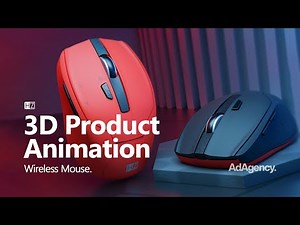 3D Product Video of wireless mouse.