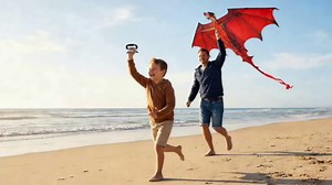 JOYIN 43.3'' Unicorn Kite Easy to Fly for Kids and Adults, Large Beach Kite for Outdoor Games and Activities