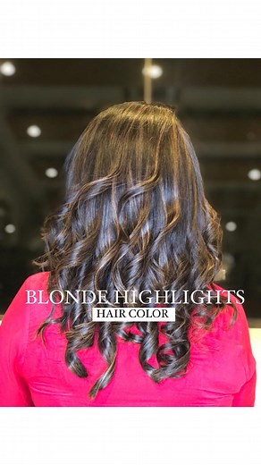 1K views | Lighten and brighten your hair with blonde highlights this...