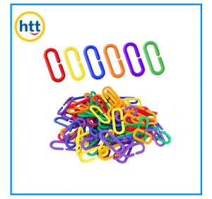 [Hot Item] Counting Chain Cube Link School Students Plastic Links Math Learning Toys