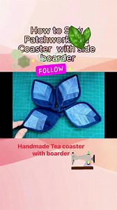 2.1K views · 26 reactions | Handmade Patchwork Tea Coaster with boarder #teacoaster #trending2024 #tutorialreels #fypviral #sewinghacks #giftidea #easytolearn #tailor #craftlovers #handcraft #howtomake #howto | All Girls' Things | Facebook