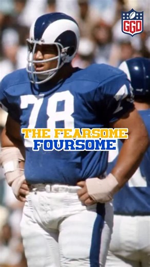 Gridiron Glory Days | The “Fearsome Foursome” was the nickname for the Los Angeles Rams’ dominant defensive line of the 1960s—Deacon Jones, Merlin Olsen, Rosey... | Instagram