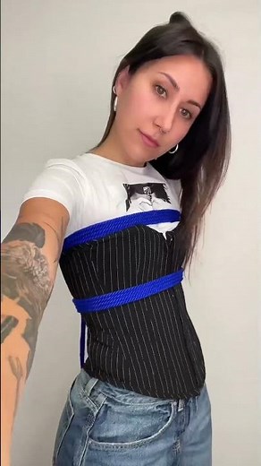 Easy Shibari chest harness tutorial! 💙