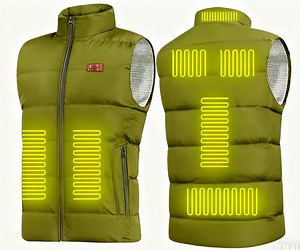 [Hot Item] Heated Graphene Lined Winter Vest for Active Men