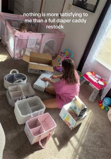 @Millie Moon Luxury Diapers all the way 🤍 #diaperrestock #milliemoon #diapercaddy #sahm #restock
