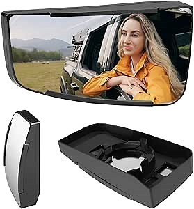 Left Driver Side Mirror Replacement for Chevrolet Chevy Express 1500 2003-2014 Express 2500 3500 2003-2017 for GMC Savana 1500 2003-2014 Savana 2500 3500 2003-2017 Rear View Mirrors Glass